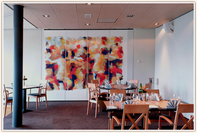 Wandschildering restaurant Margraten.2007